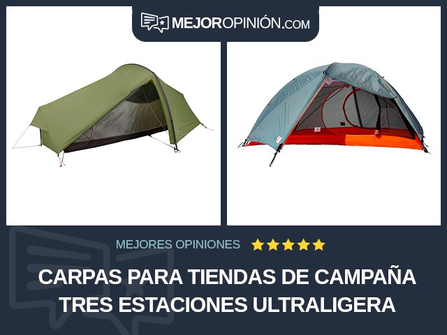 Carpas para tiendas de campaña Tres estaciones Ultraligera