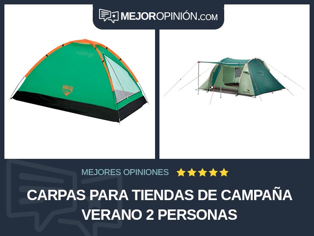 Carpas para tiendas de campaña Verano 2 personas