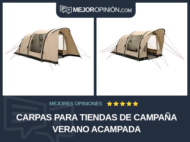 Carpas para tiendas de campaña Verano Acampada