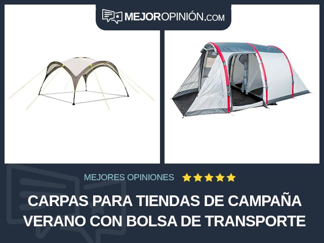 Carpas para tiendas de campaña Verano Con bolsa de transporte