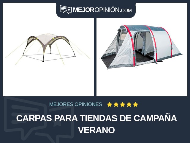 Carpas para tiendas de campaña Verano