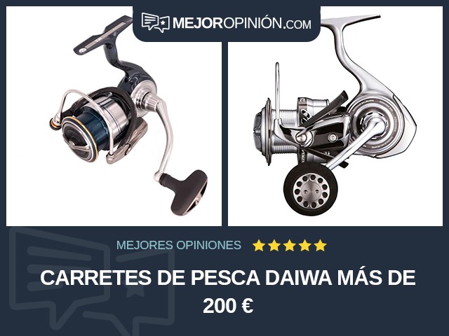 Carretes de pesca Daiwa Más de 200 €