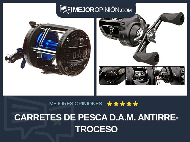 Carretes de pesca D.A.M. Antirretroceso