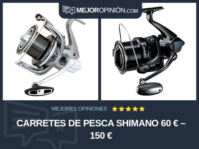 Carretes de pesca Shimano 60 € – 150 €