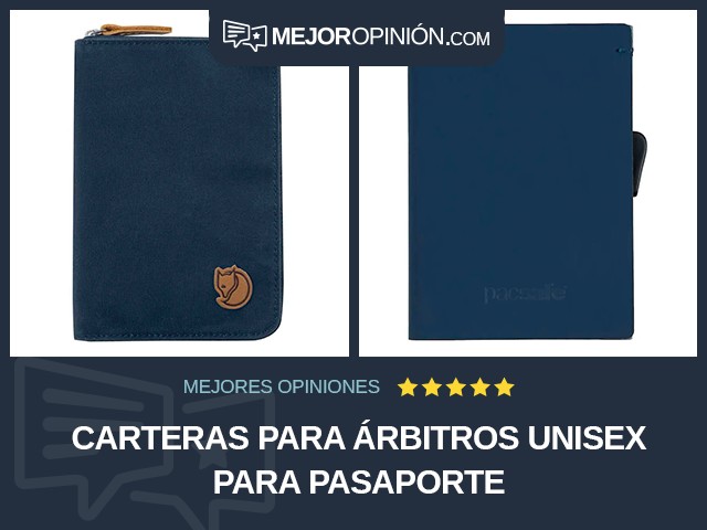 Carteras para árbitros Unisex Para pasaporte