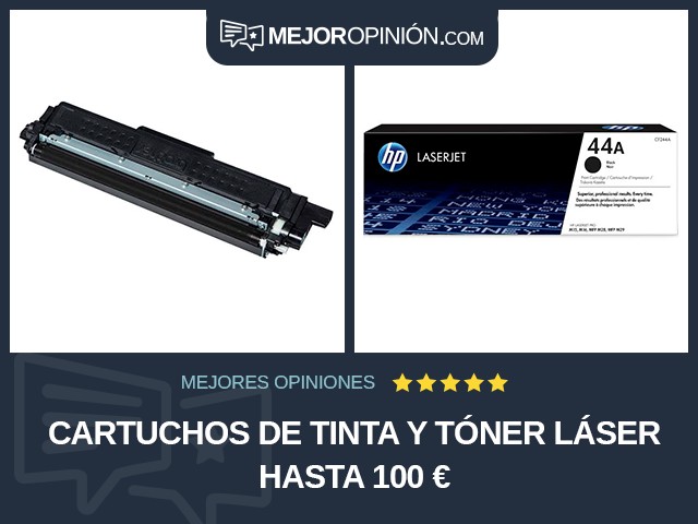 Cartuchos de tinta y tóner Láser Hasta 100 €