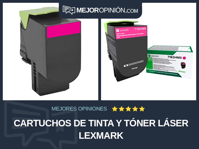 Cartuchos de tinta y tóner Láser Lexmark