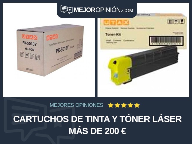 Cartuchos de tinta y tóner Láser Más de 200 €