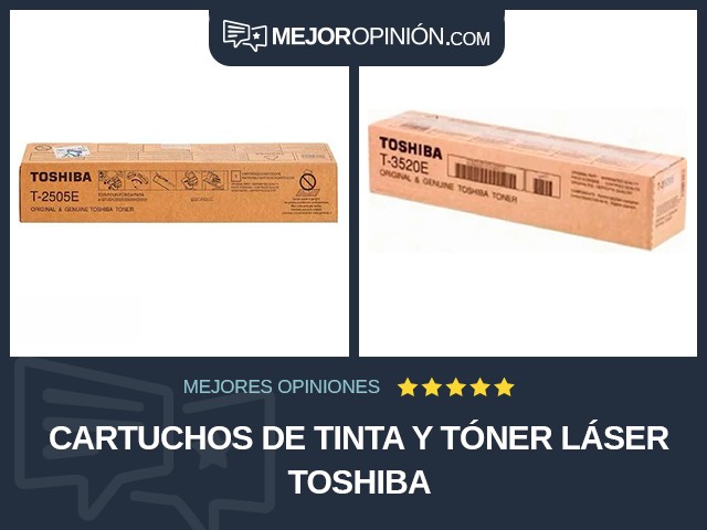 Cartuchos de tinta y tóner Láser Toshiba