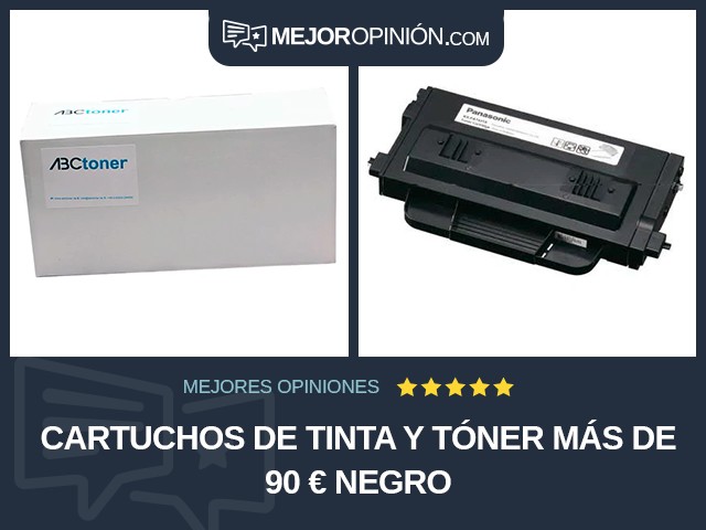 Cartuchos de tinta y tóner Más de 90 € Negro