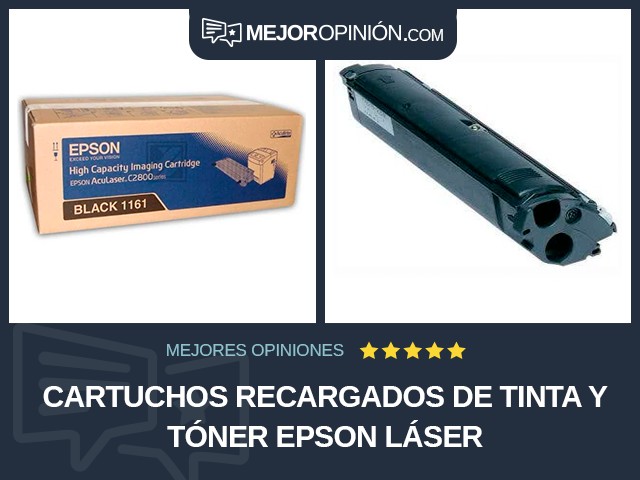 Cartuchos recargados de tinta y tóner Epson Láser