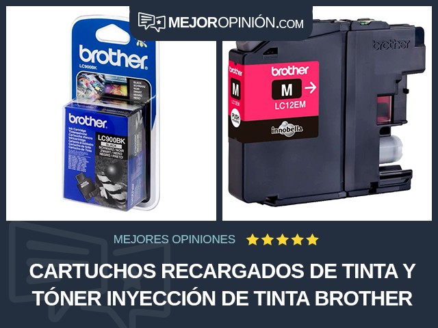 Cartuchos recargados de tinta y tóner Inyección de tinta Brother