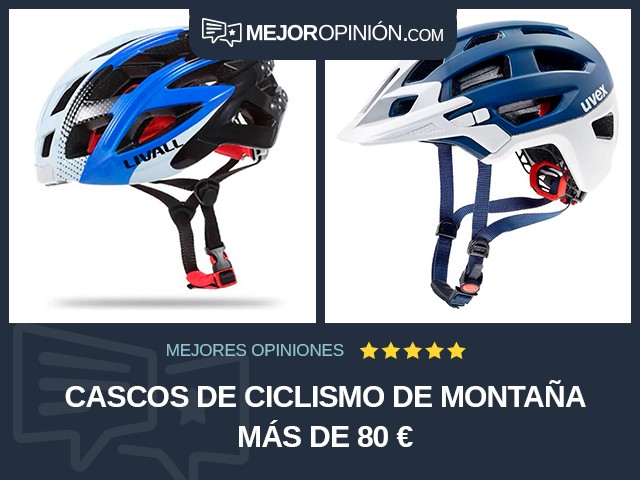 Cascos de ciclismo De montaña Más de 80 €