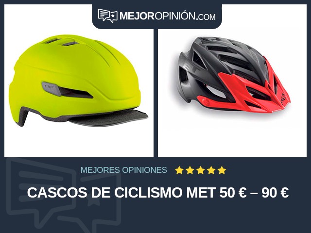 Cascos de ciclismo MET 50 € – 90 €