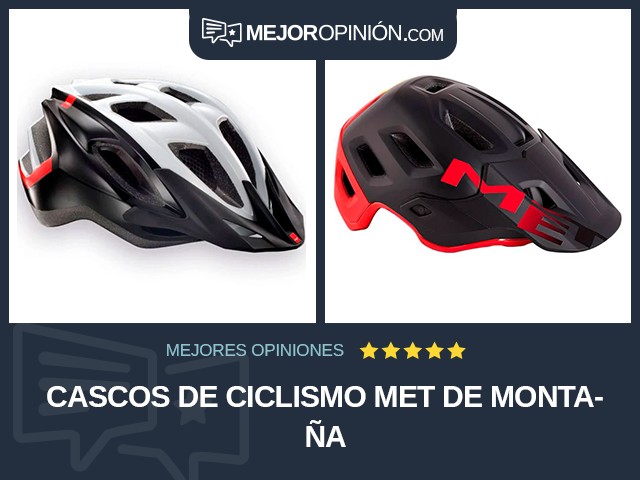 Cascos de ciclismo MET De montaña