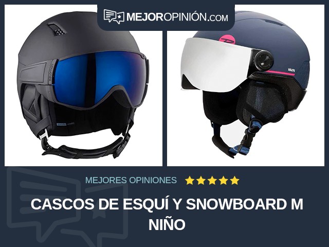 Cascos de esquí y snowboard M Niño