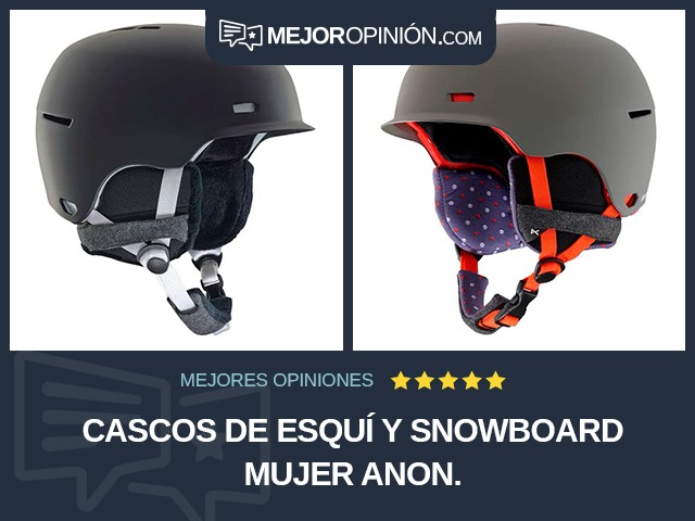 Cascos de esquí y snowboard Mujer anon.