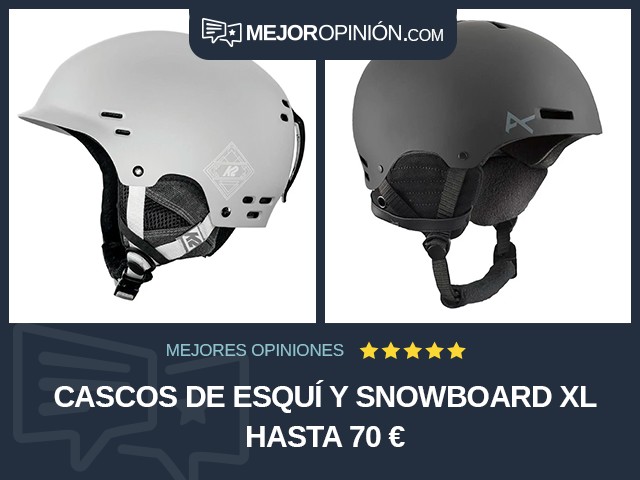 Cascos de esquí y snowboard XL Hasta 70 €