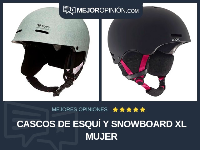 Cascos de esquí y snowboard XL Mujer