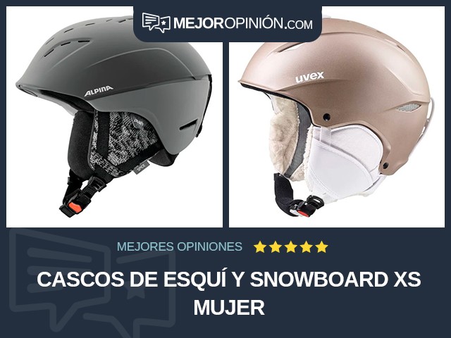 Cascos de esquí y snowboard XS Mujer