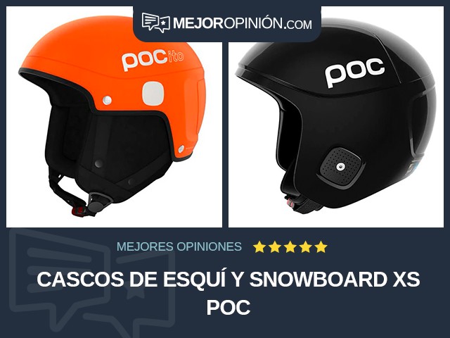 Cascos de esquí y snowboard XS POC