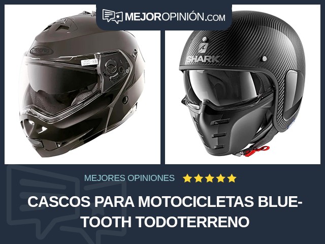 Cascos para motocicletas Bluetooth Todoterreno