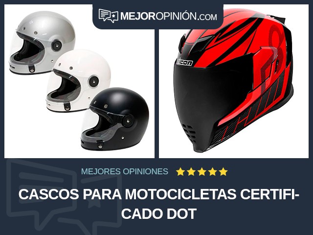 Cascos para motocicletas Certificado DOT