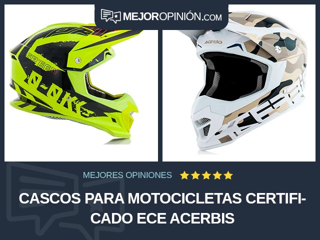 Cascos para motocicletas Certificado ECE Acerbis