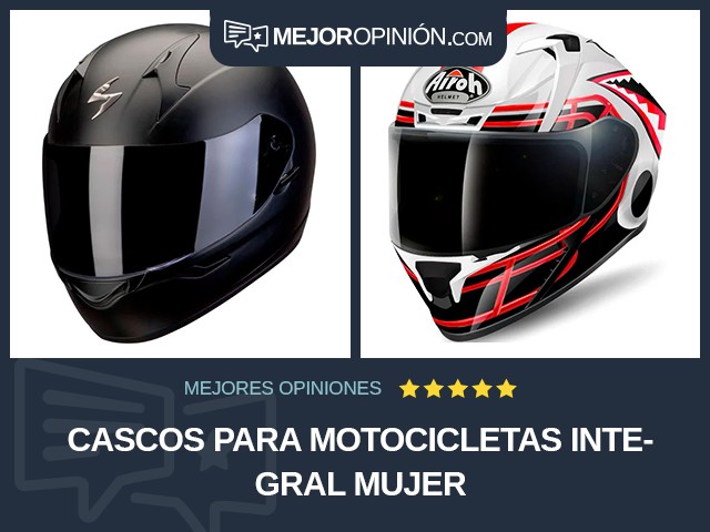 Cascos para motocicletas Integral Mujer