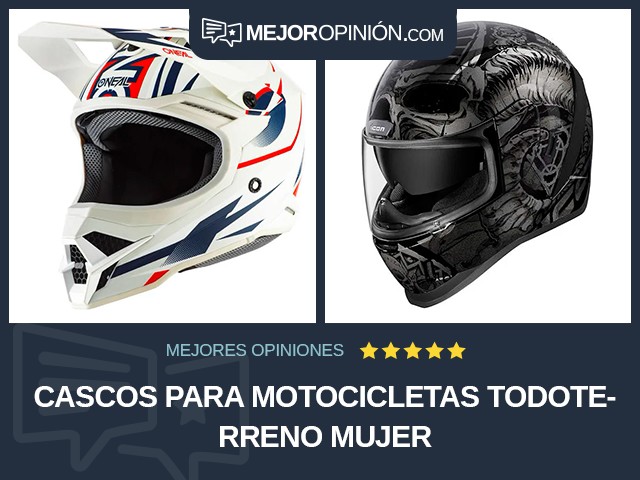 Cascos para motocicletas Todoterreno Mujer