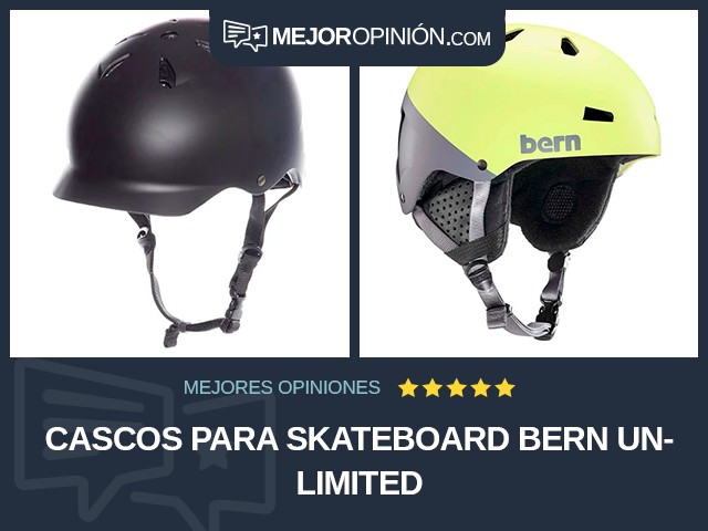 Cascos para skateboard Bern Unlimited