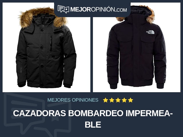 Cazadoras Bombardeo Impermeable