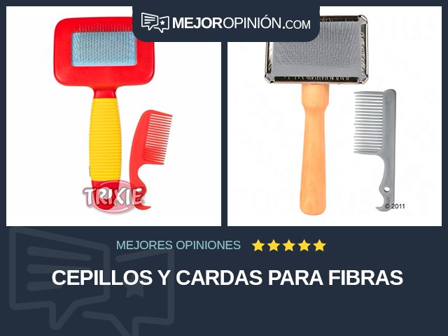 Cepillos y cardas para fibras