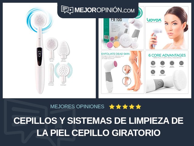 Cepillos y sistemas de limpieza de la piel Cepillo giratorio