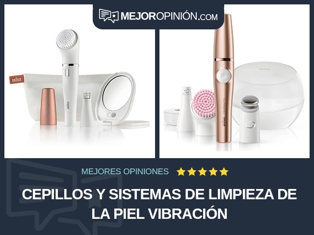 Cepillos y sistemas de limpieza de la piel Vibración