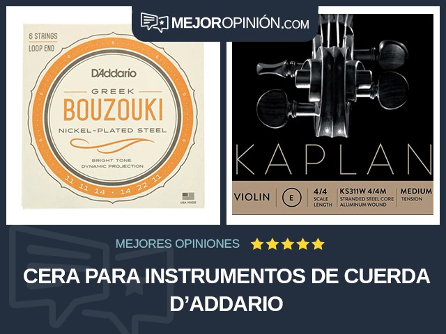 Cera para instrumentos de cuerda D'Addario