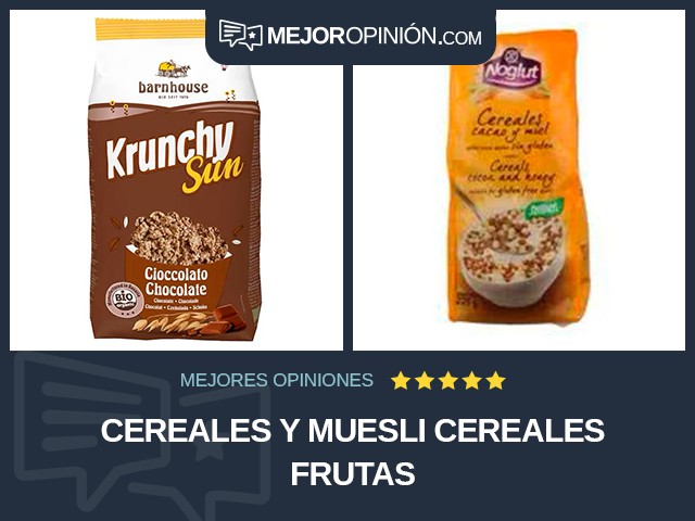 Cereales y muesli Cereales Frutas