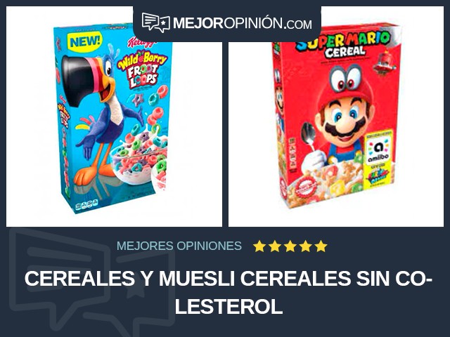 Cereales y muesli Cereales Sin colesterol