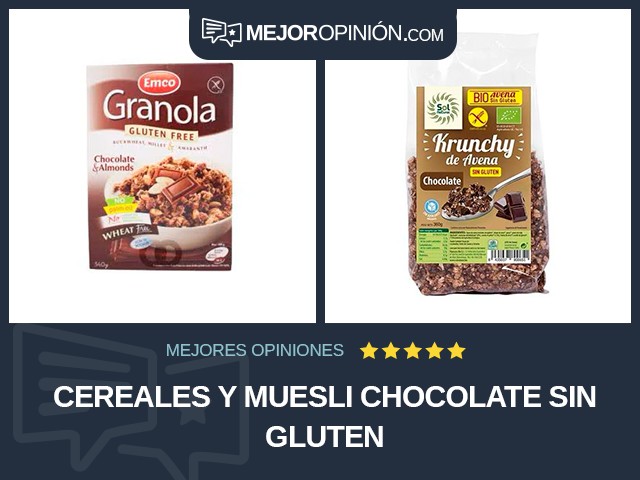 Cereales y muesli Chocolate Sin gluten