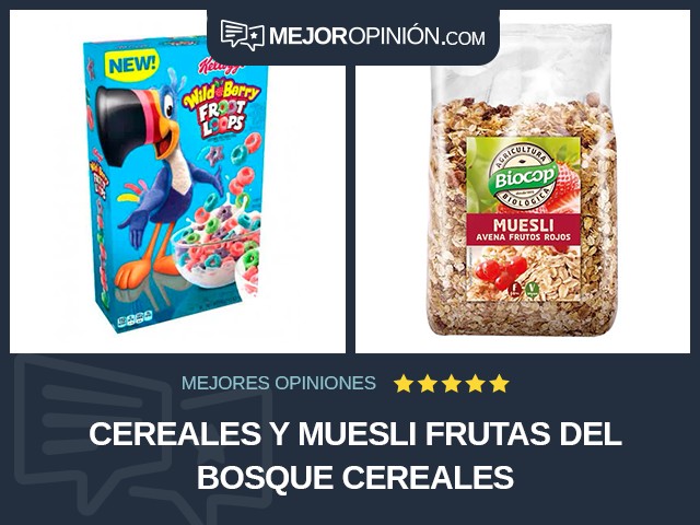 Cereales y muesli Frutas del bosque Cereales