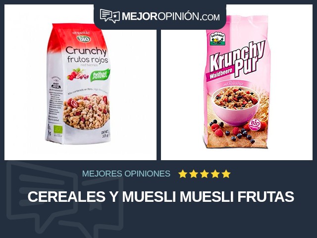 Cereales y muesli Muesli Frutas