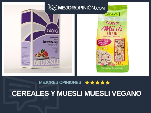 Cereales y muesli Muesli Vegano