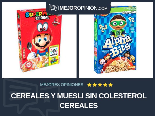 Cereales y muesli Sin colesterol Cereales