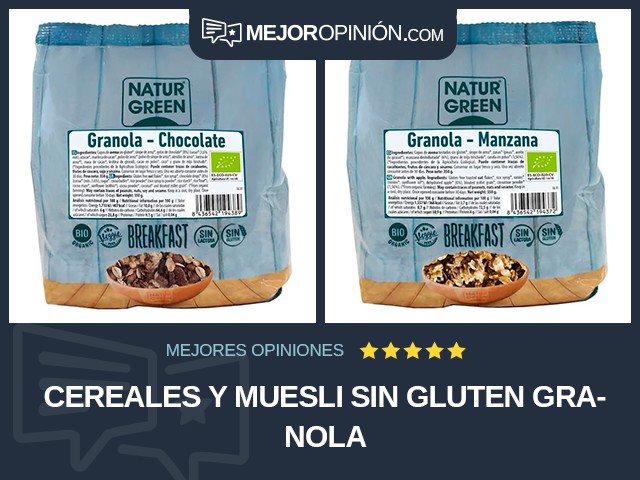 Cereales y muesli Sin gluten Granola