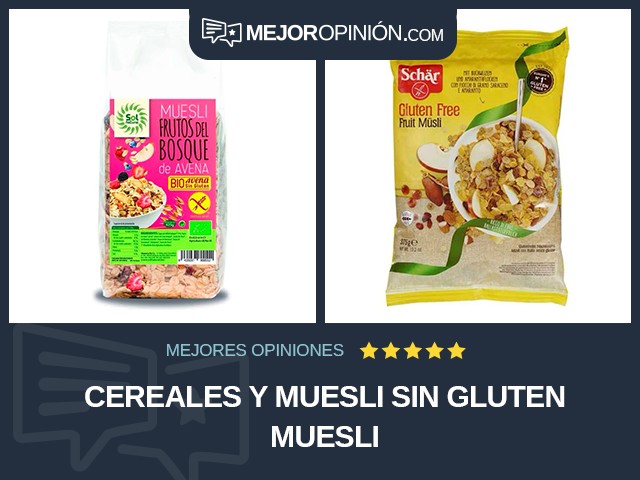 Cereales y muesli Sin gluten Muesli