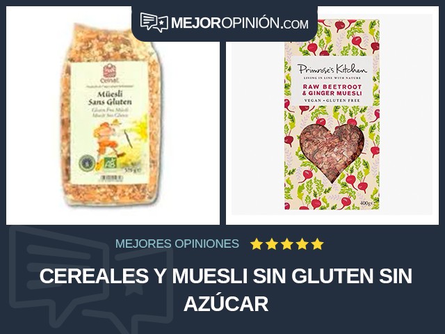 Cereales y muesli Sin gluten Sin azúcar