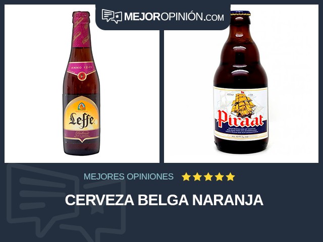 Cerveza Belga Naranja