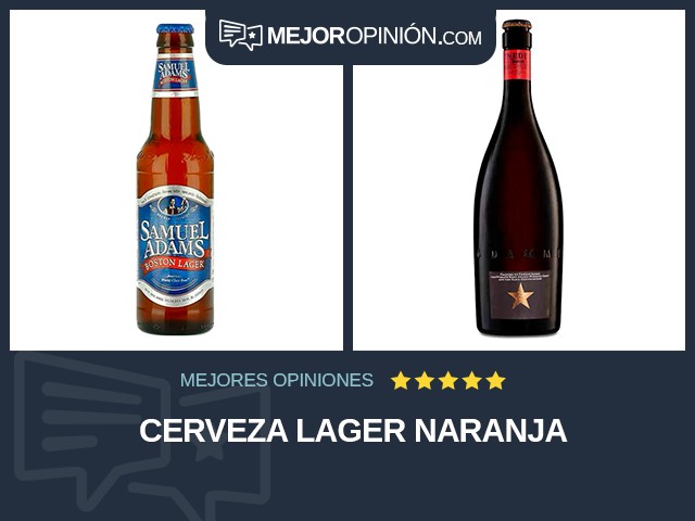 Cerveza Lager Naranja