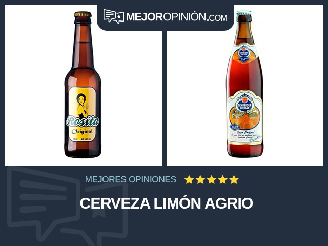 Cerveza Limón Agrio