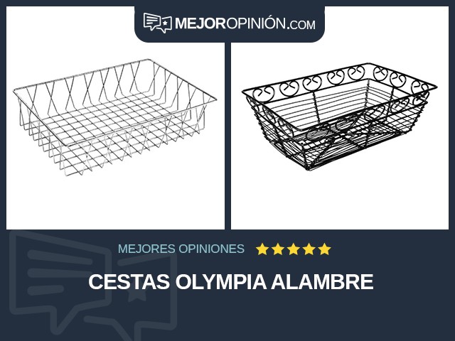 Cestas Olympia Alambre